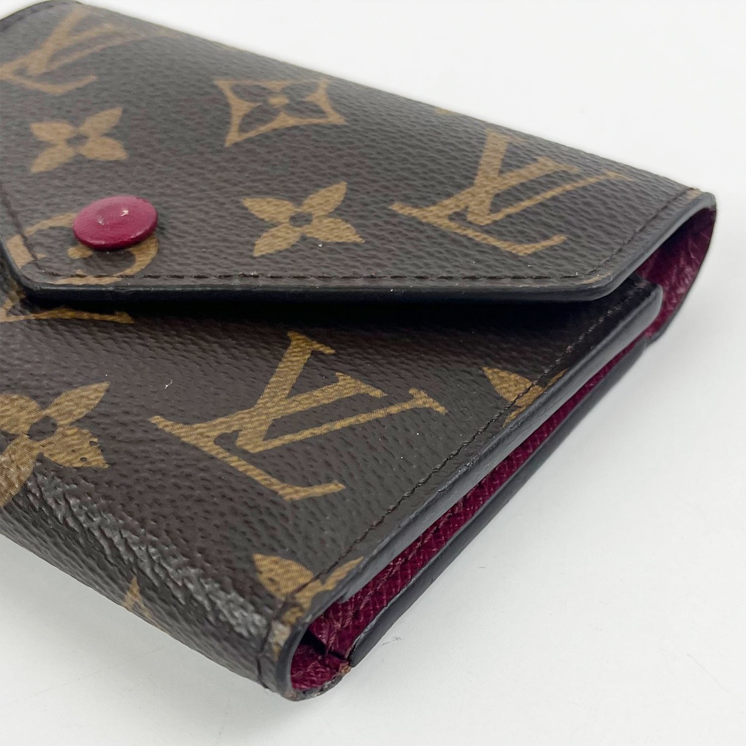 Louis Vuitton Victorine Wallet Monogram Canvas Fuchsia