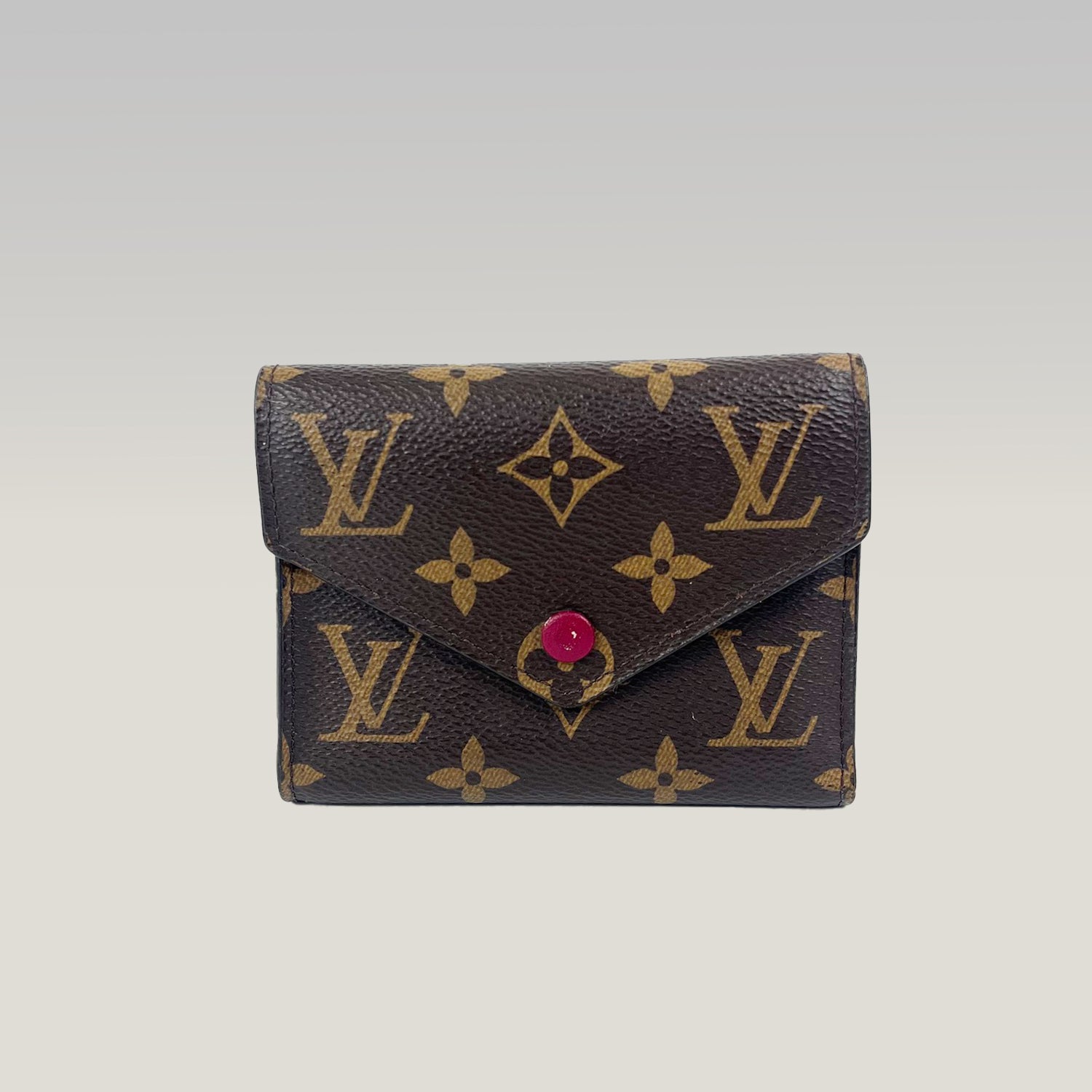 Louis Vuitton Victorine Wallet Monogram Canvas Fuchsia