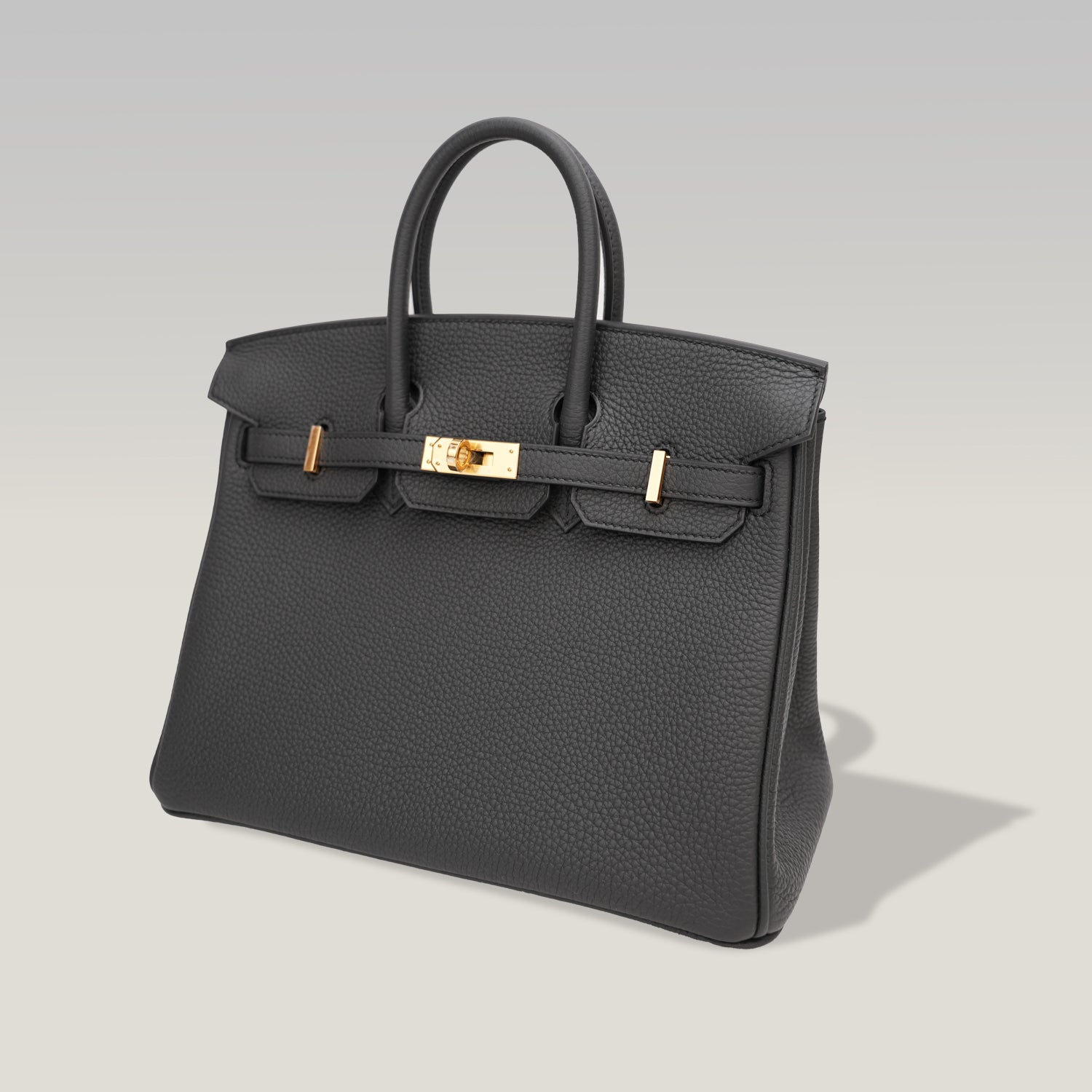 Hermès Birkin 25 Gris Étain Pelle Togo Nuova Borsa Iconica