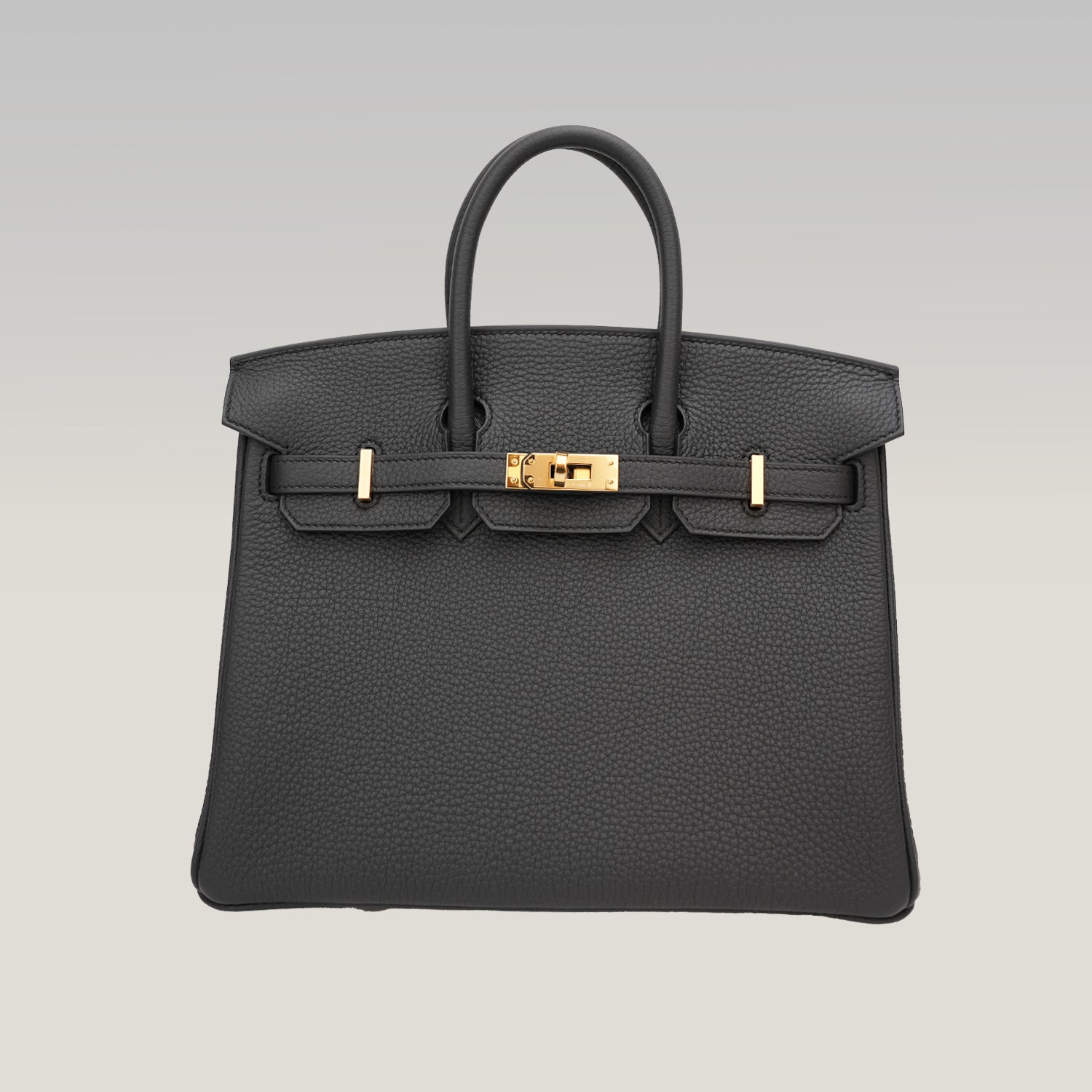Hermès Birkin 25 Gris Étain Pelle Togo Nuova Borsa Iconica