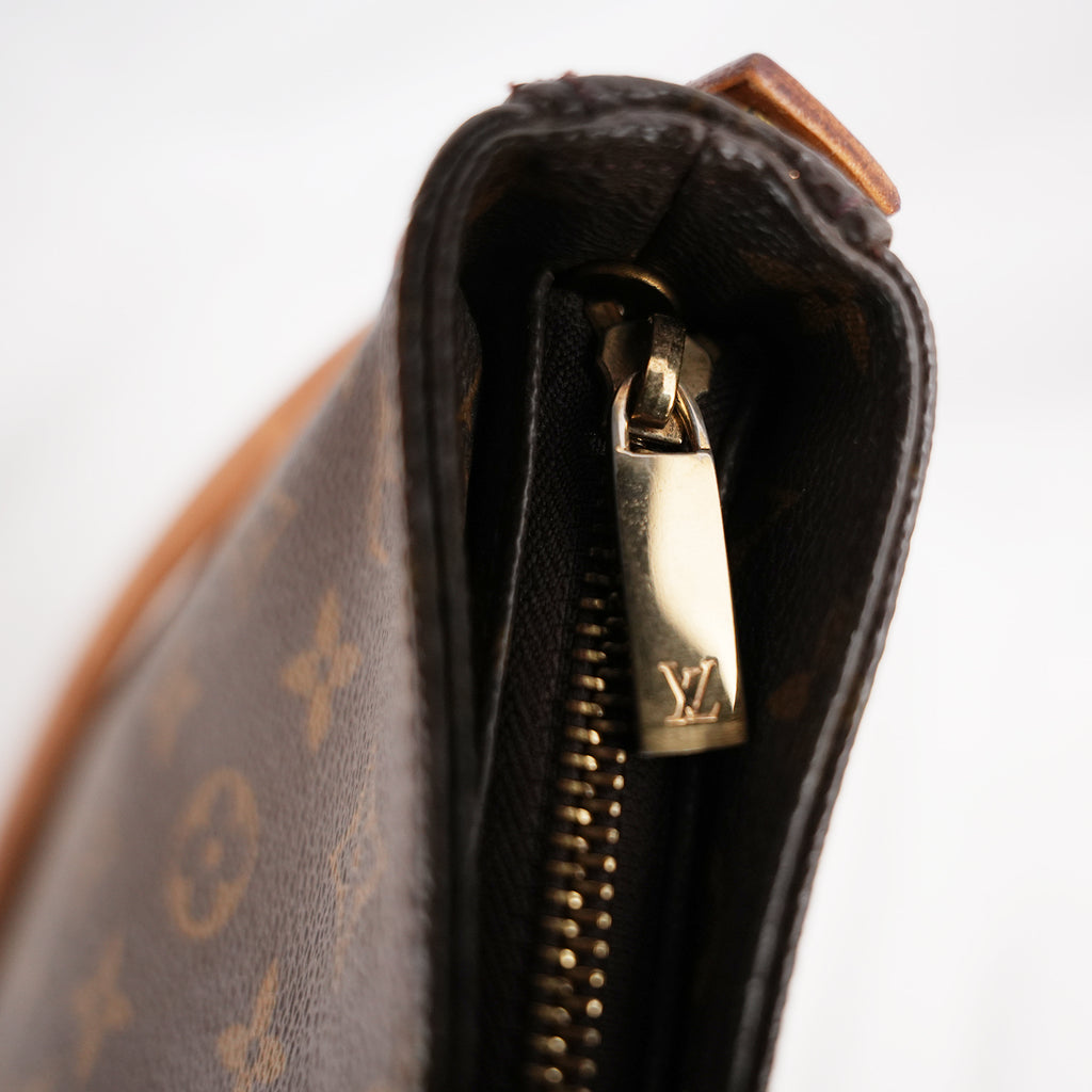 Louis Vuitton Looping GM Vintage in Tela Monogram Marrone e Pelle Vachetta