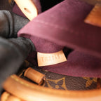 Louis Vuitton Montaigne BB Monogram Handbag Brown Coated Canvas & Leather Top Handle Shoulder Bag