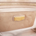 Miu Miu Matelassé Pink Beige Leather Small Handbag Gold Hardware Vintage Style