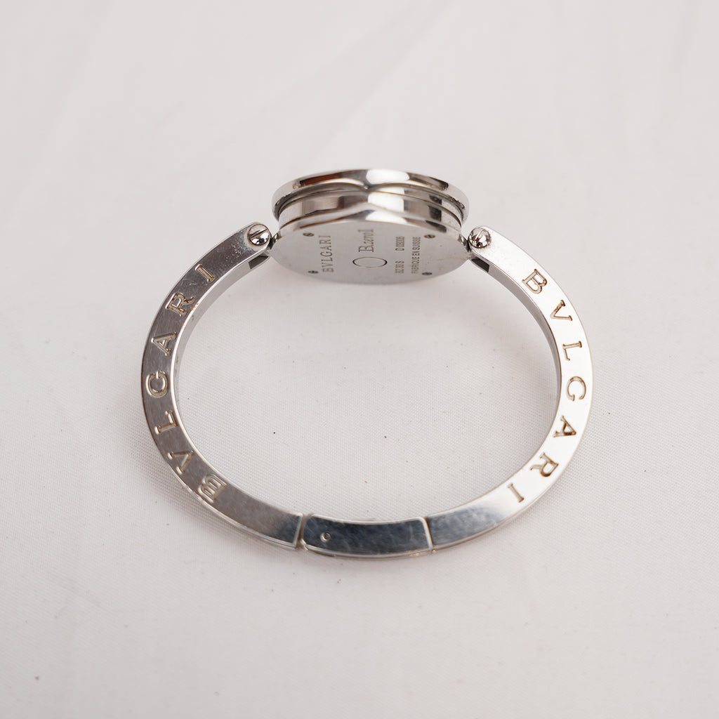 Bvlgari B.zero1 Stainless Steel Quartz Watch Black Dial 22mm