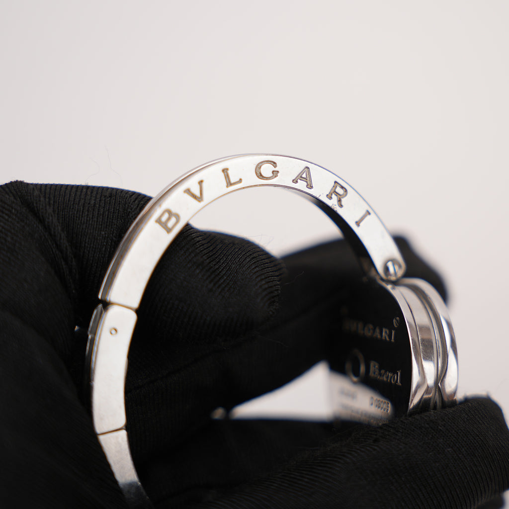 Bvlgari B.zero1 Stainless Steel Quartz Watch Black Dial 22mm