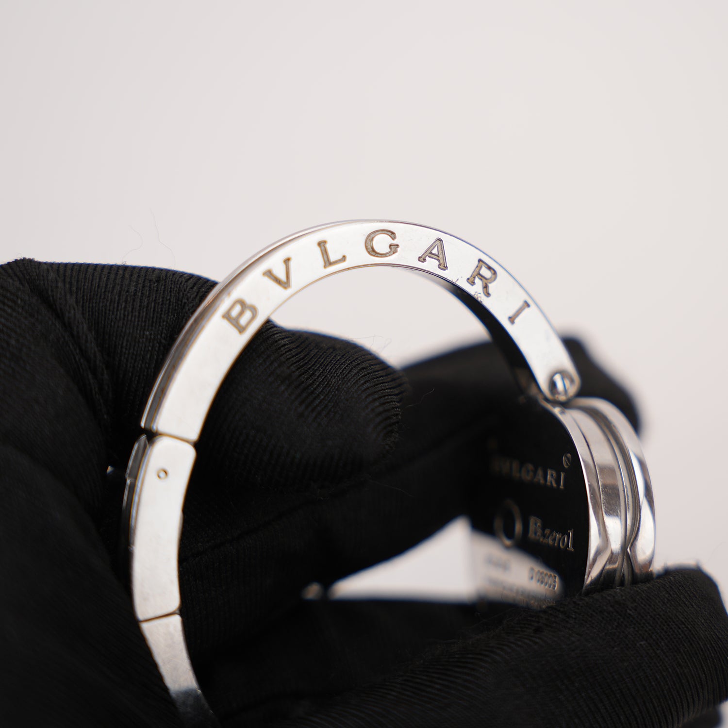 Bvlgari B.zero1 Stainless Steel Quartz Watch Black Dial 22mm