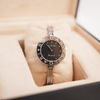Bvlgari B.zero1 Stainless Steel Quartz Watch Black Dial 22mm