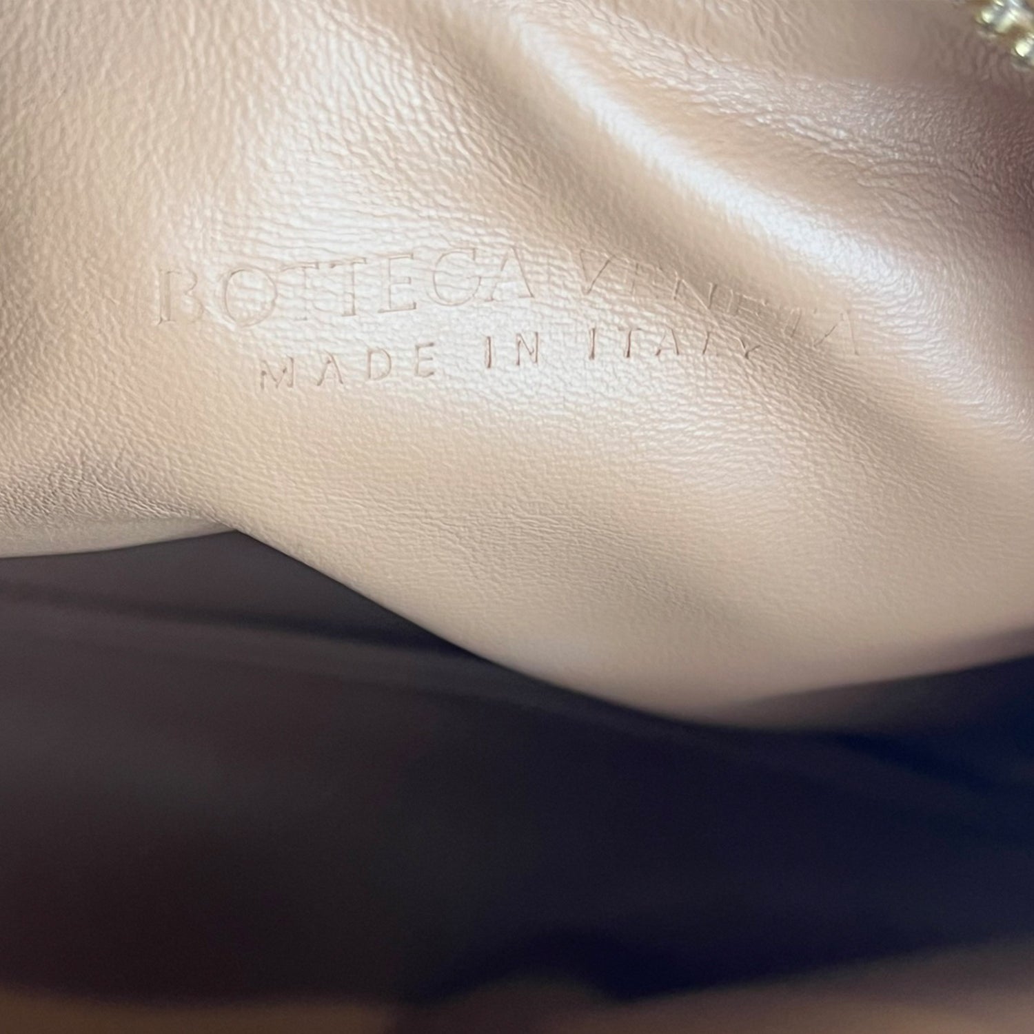 Bottega Veneta Jodie Teen Borsa a Mano in Pelle Intrecciata Marrone Cammello