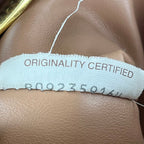 Bottega Veneta Jodie Teen Borsa a Mano in Pelle Intrecciata Marrone Cammello