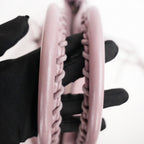 Balenciaga City Medium Parme Pink Waxed Leather Studded Motorcycle Bag