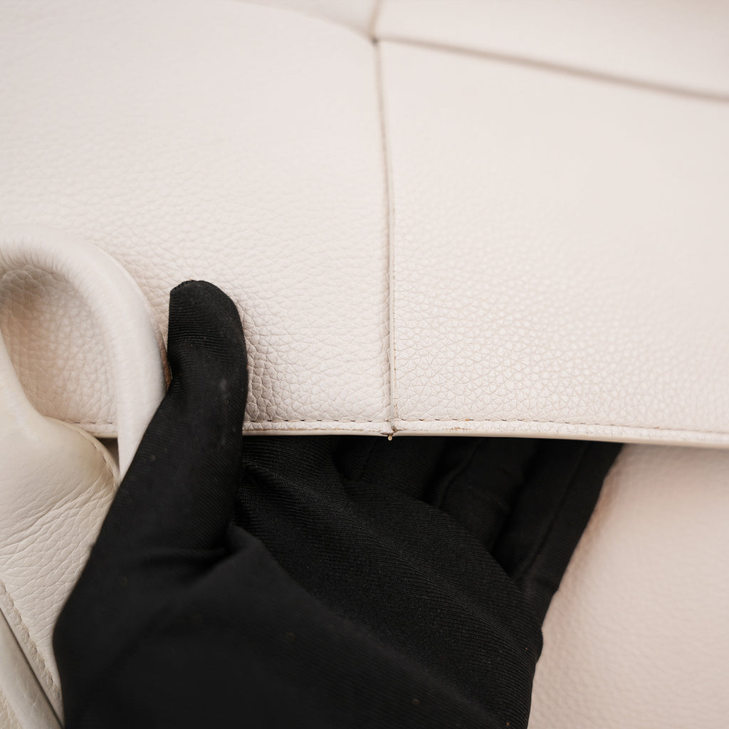 Bottega Veneta Arco Medium Tote Bag White Maxi Intrecciato Leather