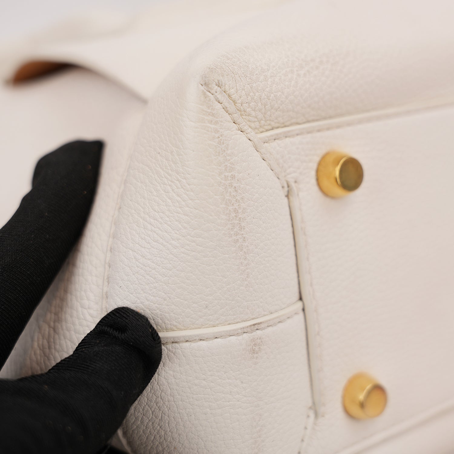 Bottega Veneta Arco Medium Tote Bag White Maxi Intrecciato Leather