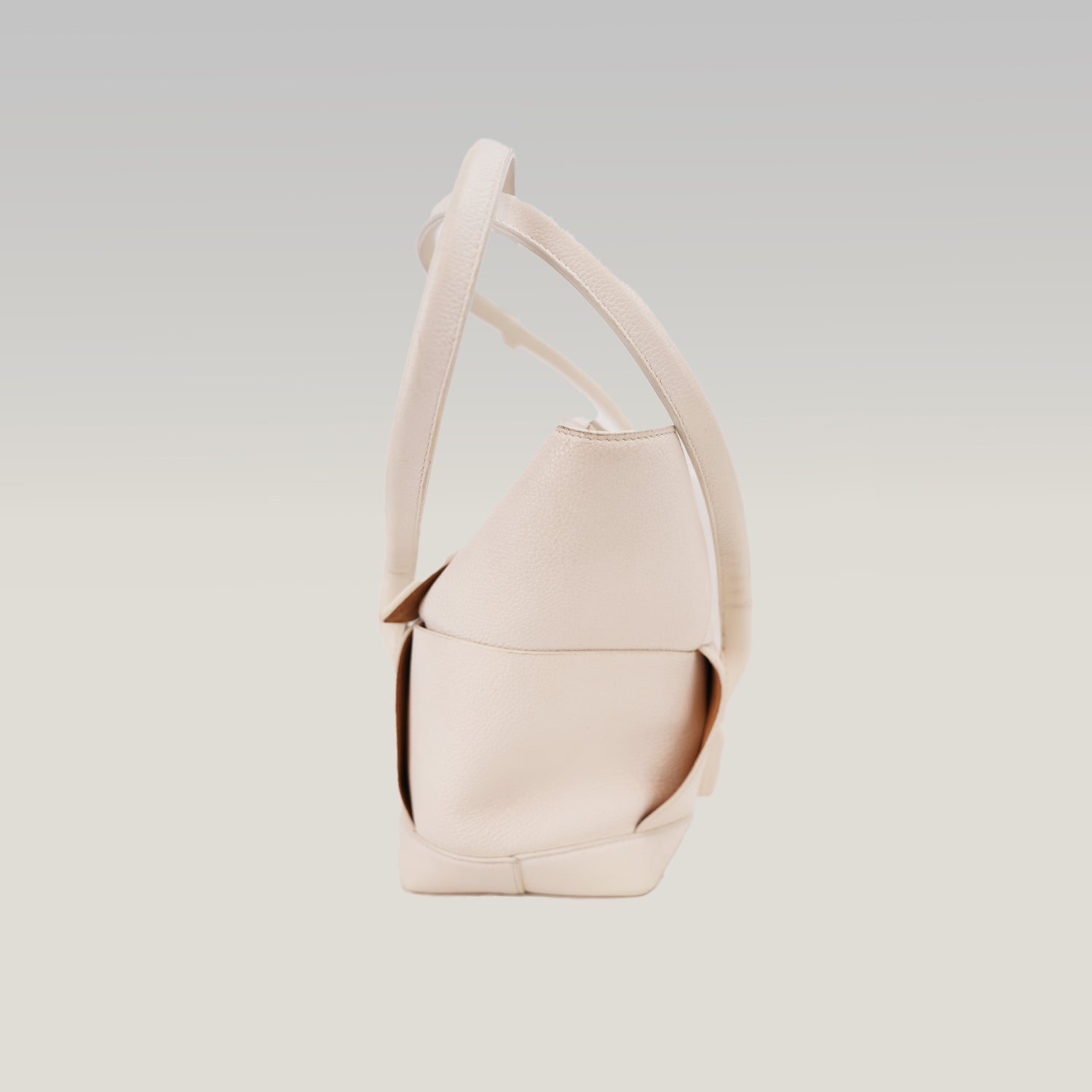 Bottega Veneta Arco Medium Tote Bag White Maxi Intrecciato Leather