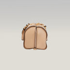 Chloé Paddington Borsa a Mano in Pelle Beige Nude con Lucchetto, Chiave e Dettagli Dorati