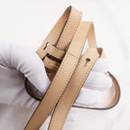 Chloé Paddington Borsa a Mano in Pelle Beige Nude con Lucchetto, Chiave e Dettagli Dorati