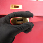Hermès Kelly 35 red handbag 