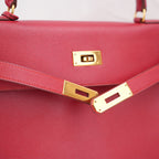 Hermès Kelly 35 red handbag 