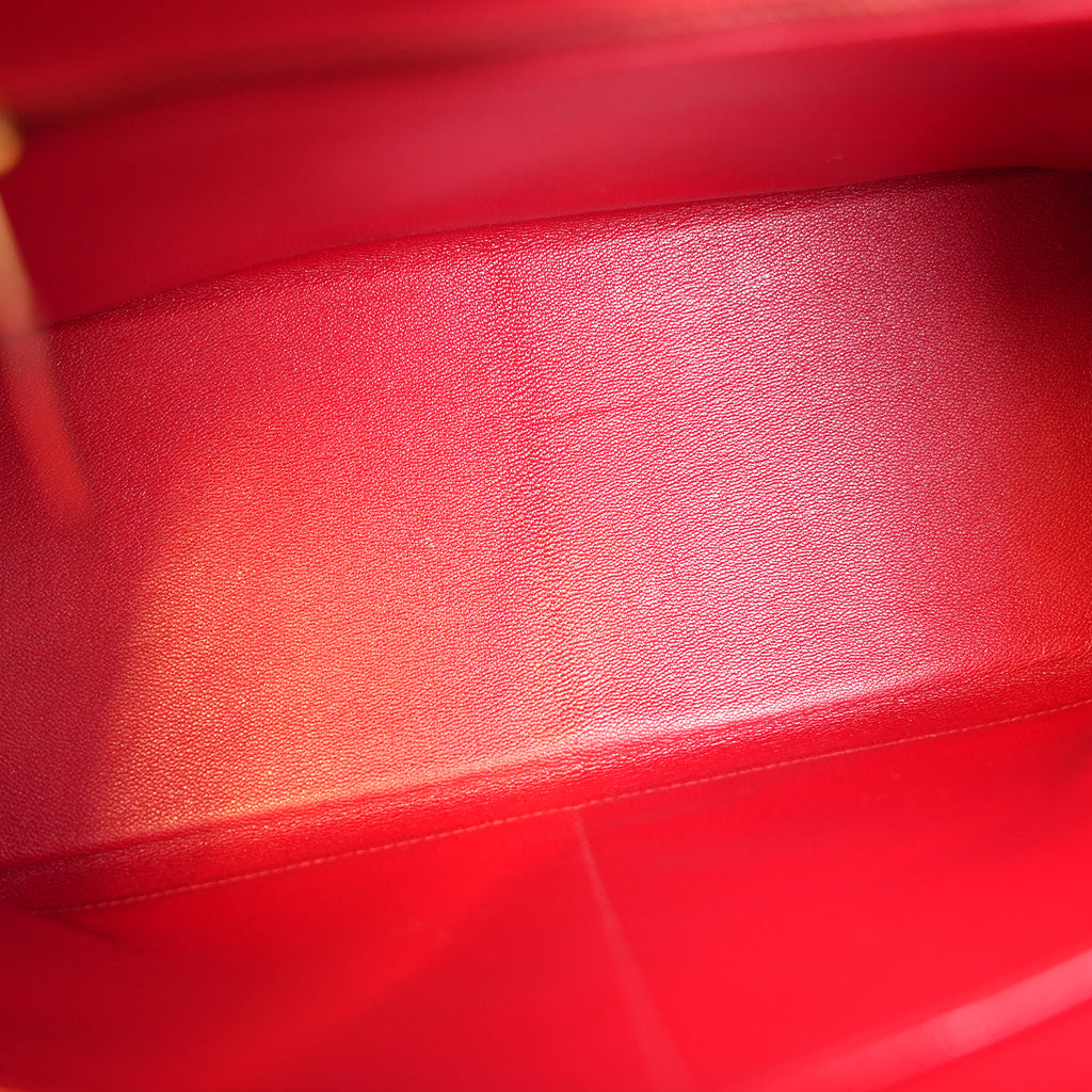 Hermès Kelly 35 red handbag 