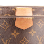 Louis Vuitton Multi Pochette Accessoires Monogram in Tela Cerata e Pelle Marrone