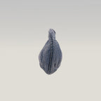 Bottega Veneta Borsa Hobo a Spalla in Pelle Intrecciato Blu Scuro con Manico Singolo