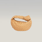 Bottega Veneta Jodie Mini Almond Beige Intrecciato Lambskin Bag