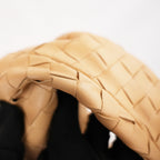 Bottega Veneta Jodie Mini Almond Beige Intrecciato Lambskin Bag