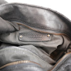Bottega Veneta Intrecciato VN Borsa Messenger Uomo in Pelle Nappa Nera Crossbody Bag Artigianale