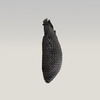 Bottega Veneta Intrecciato VN Borsa Messenger Uomo in Pelle Nappa Nera Crossbody Bag Artigianale