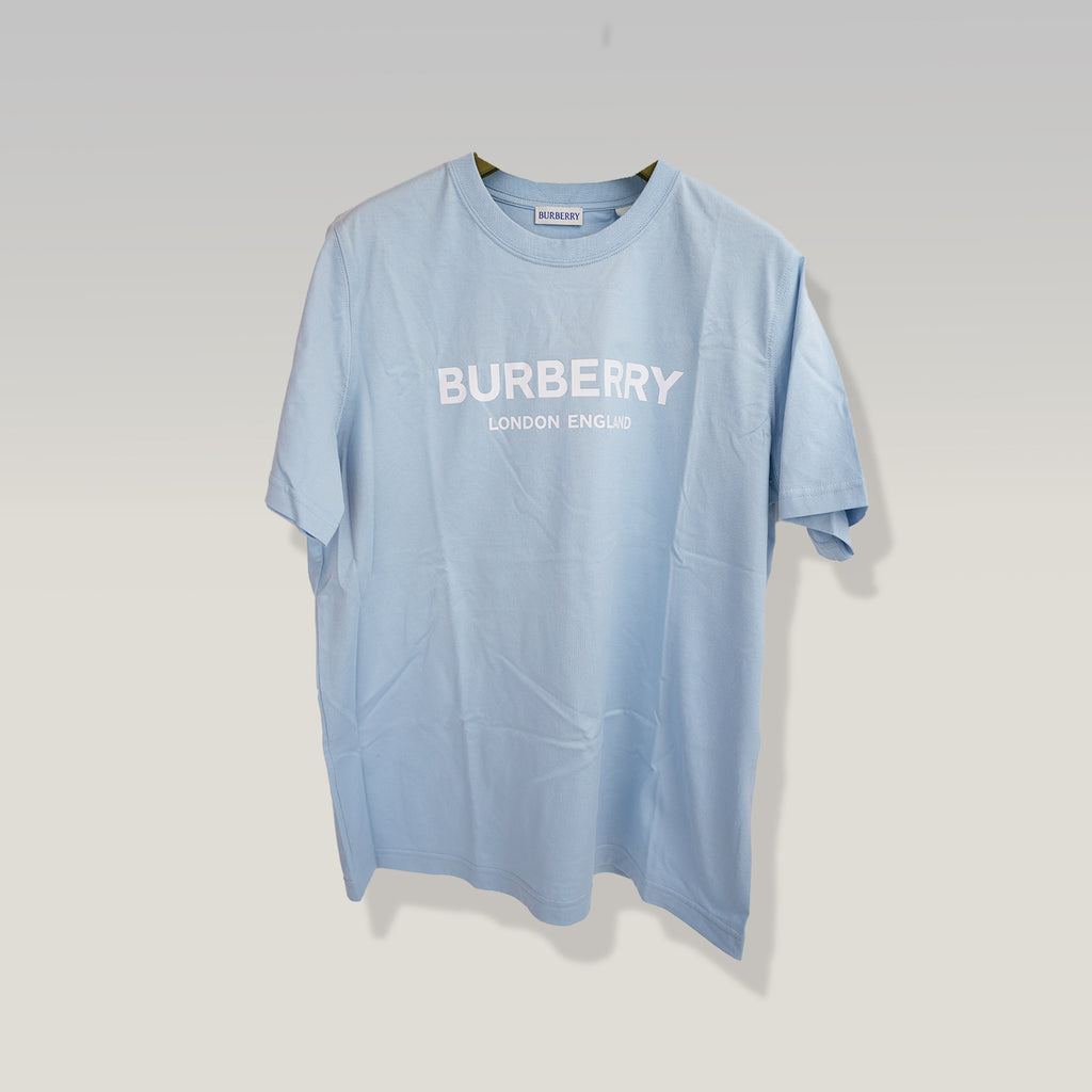 Burberry London Logo T-Shirt Light Blue
