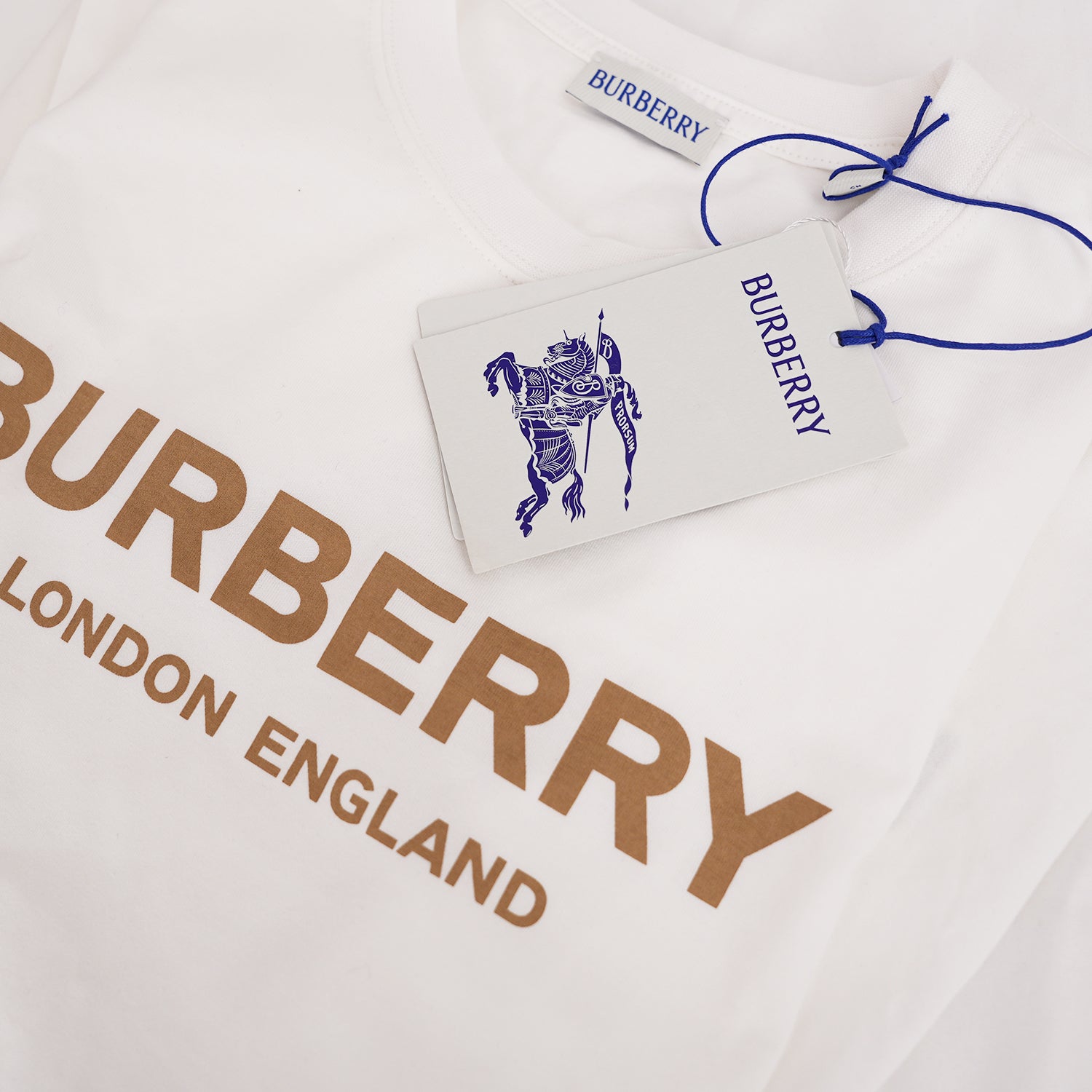 Burberry 'Ellison' London Logo Print T-Shirt White – BRAND ON VINTAGE