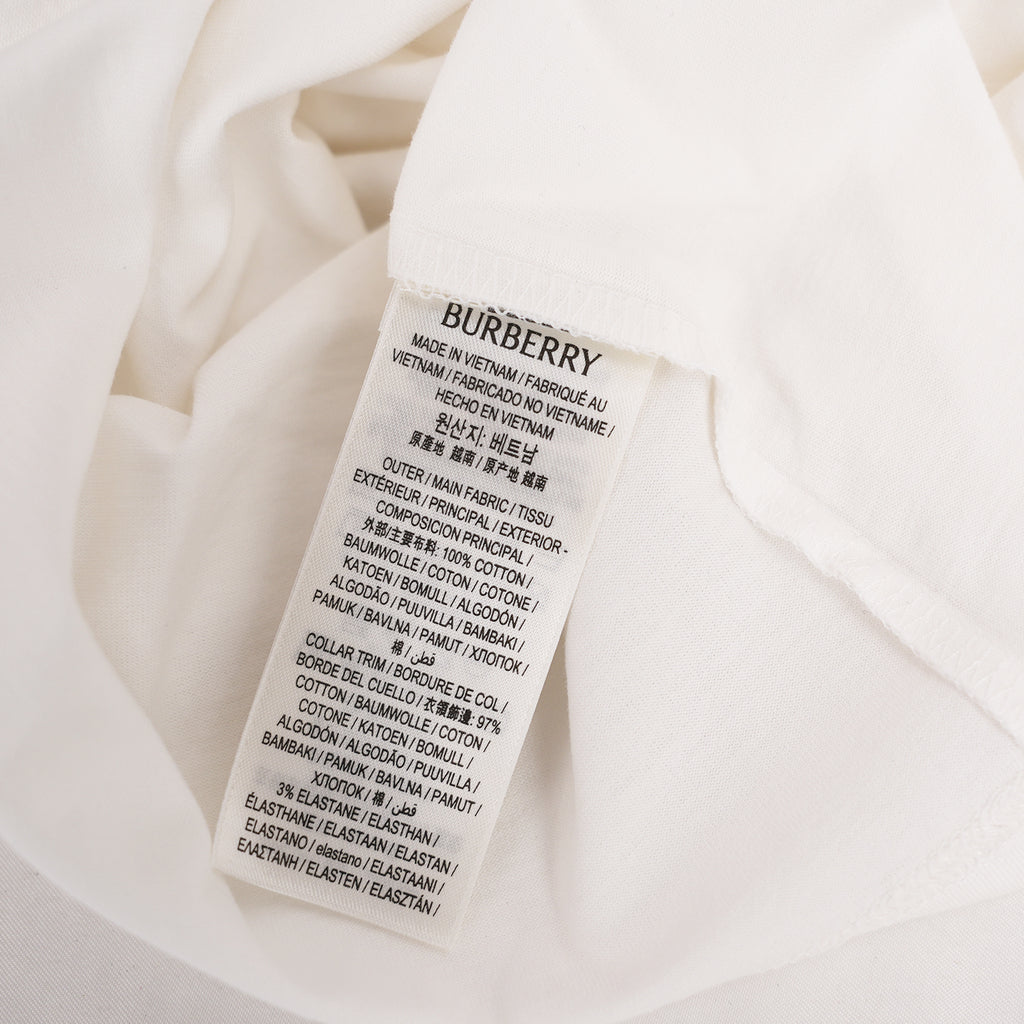 Burberry ‘Ellison’ London Logo Print T-Shirt White