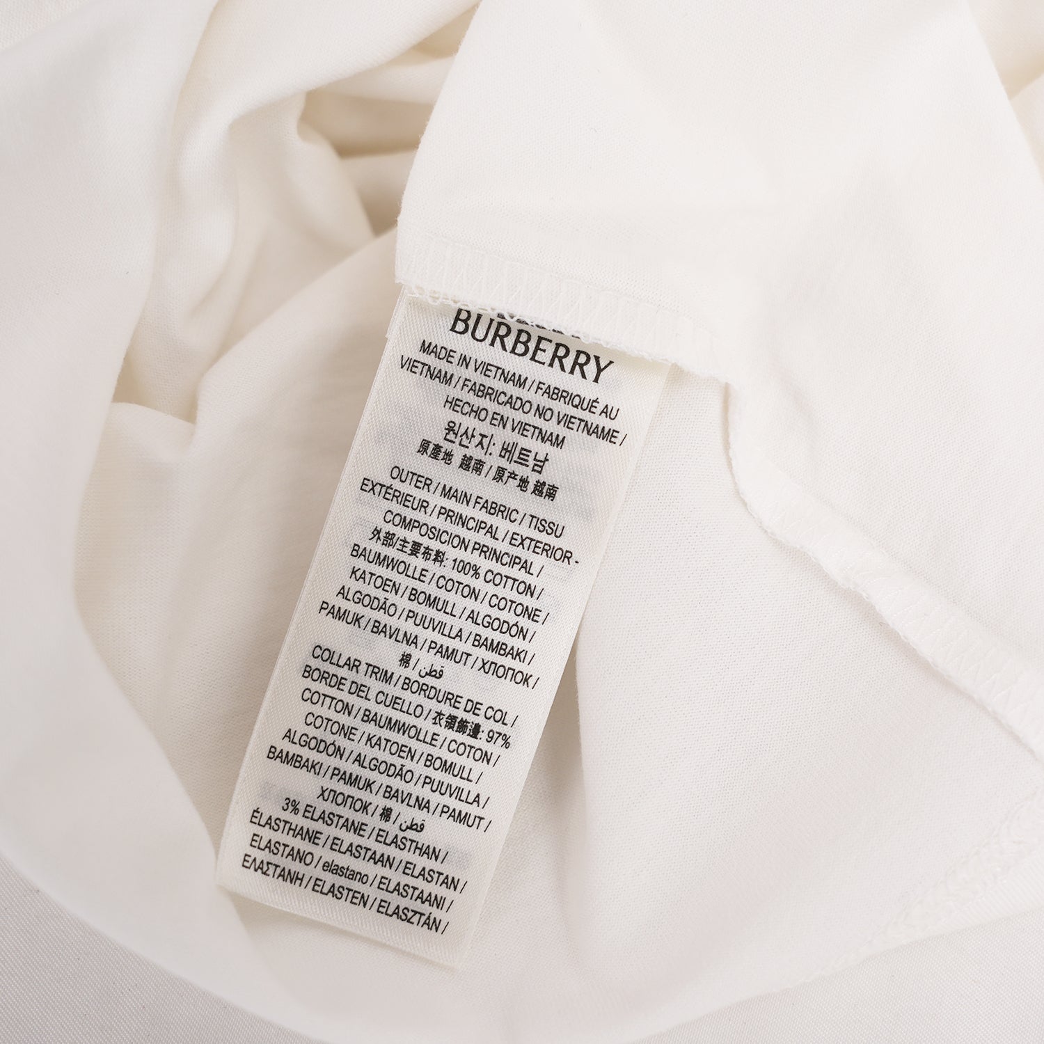 Burberry ‘Ellison’ London Logo Print T-Shirt White