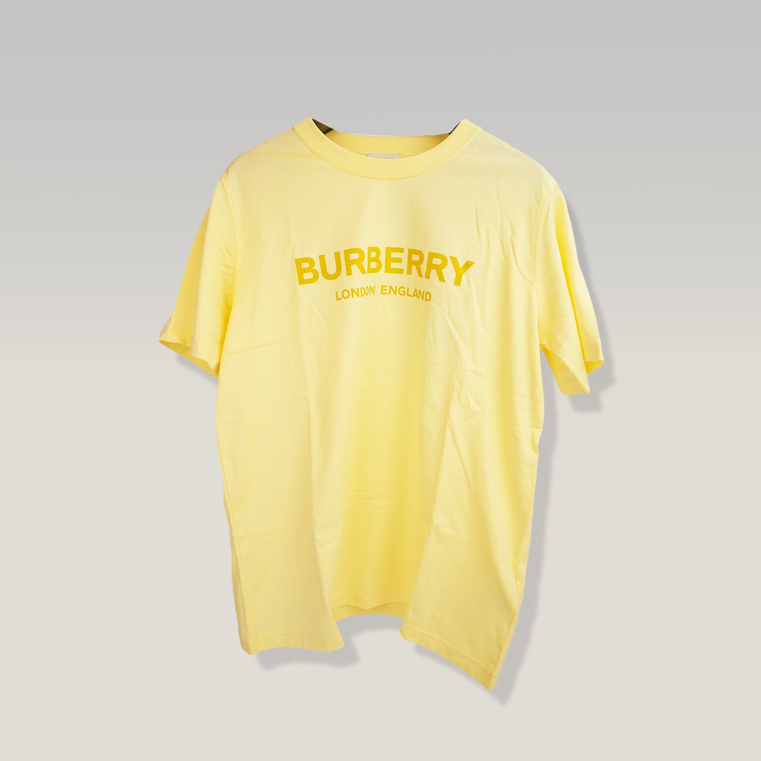 Burberry London Logo T-Shirt Yellow