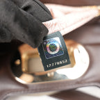 Bvlgari Isabella Rossellini Beige Canvas & Brown Leather Top Handle Bag