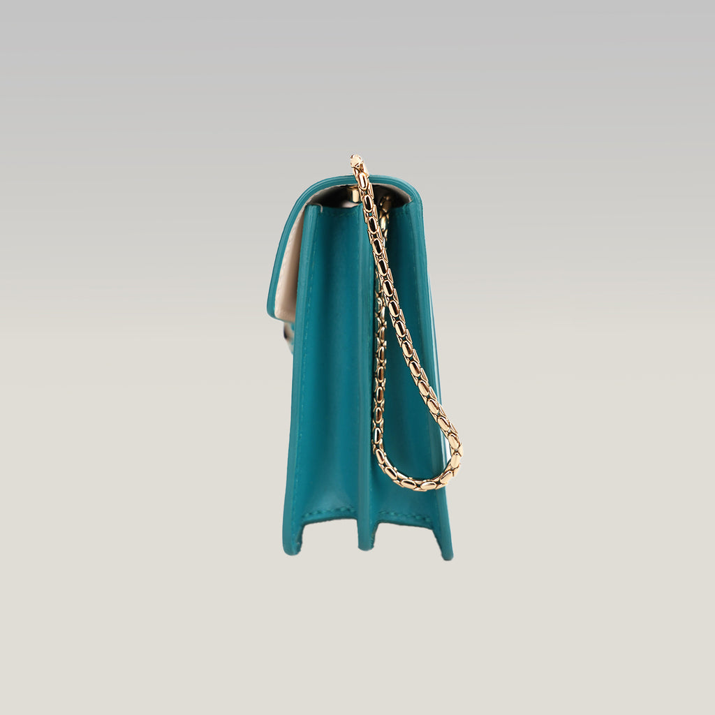 Bvlgari Serpenti Forever Mini WOC Multicolor Leather Chain Bag