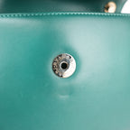 Bvlgari Serpenti Forever Small Crossbody Bag Verde in Pelle con Chiusura Snake Head