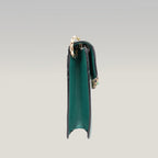 Bvlgari Serpenti Forever Small Crossbody Bag Verde in Pelle con Chiusura Snake Head
