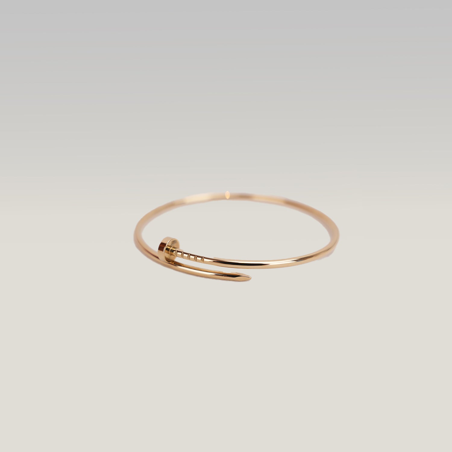 Cartier Juste un Clou PM Bracciale in Oro Rosa Misura 19 con Carta di Garanzia