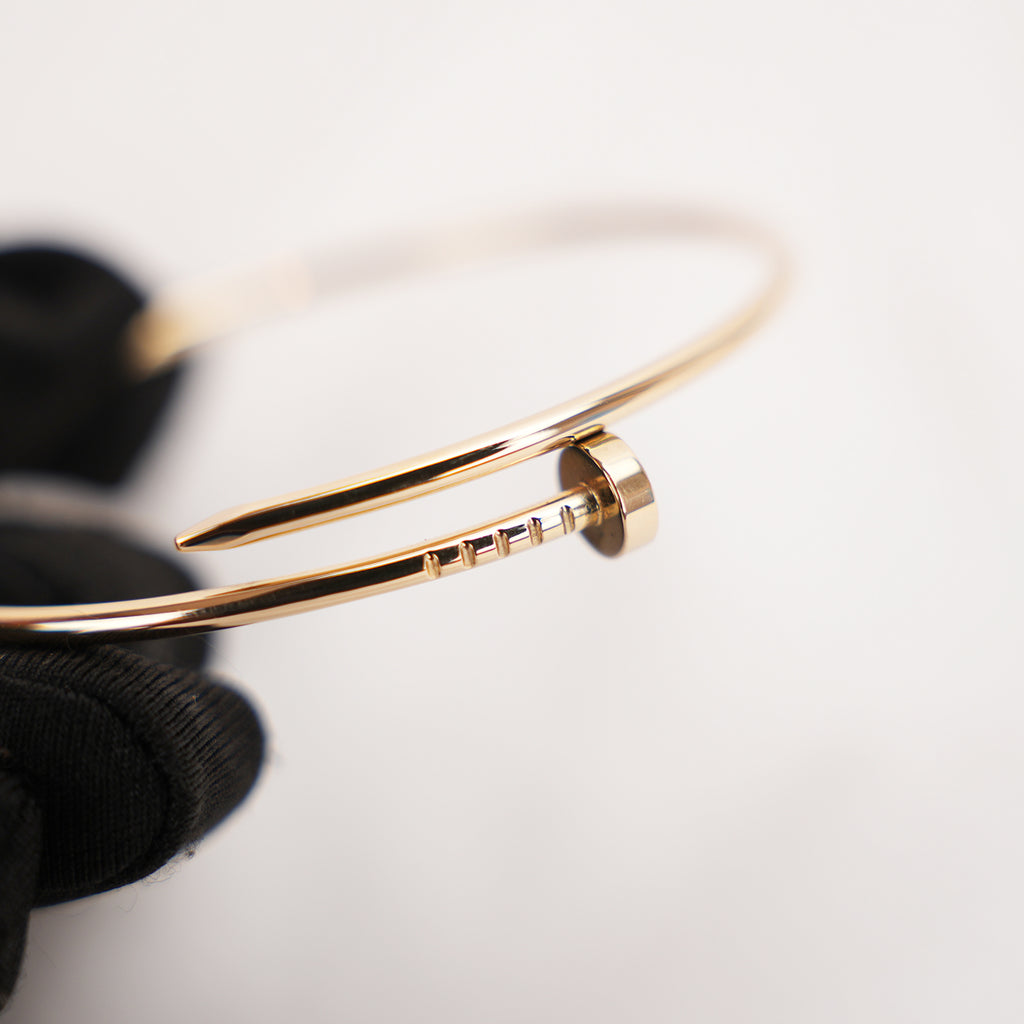 Cartier Juste un Clou PM Bracciale in Oro Rosa Misura 19 con Carta di Garanzia