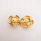 Chanel Orecchini a Clip Vintage in Metallo Dorato con Perla – Bijoux Donna