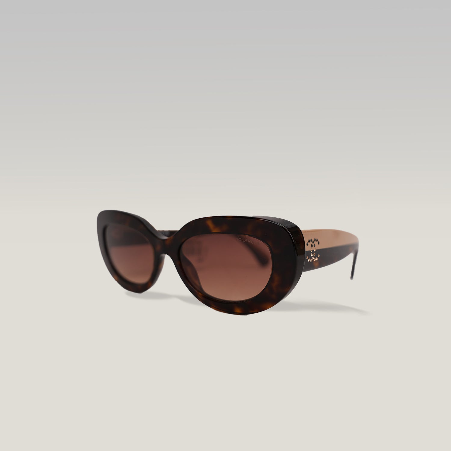 Chanel Square Optical Glasses in Dark Tortoiseshell Acetate