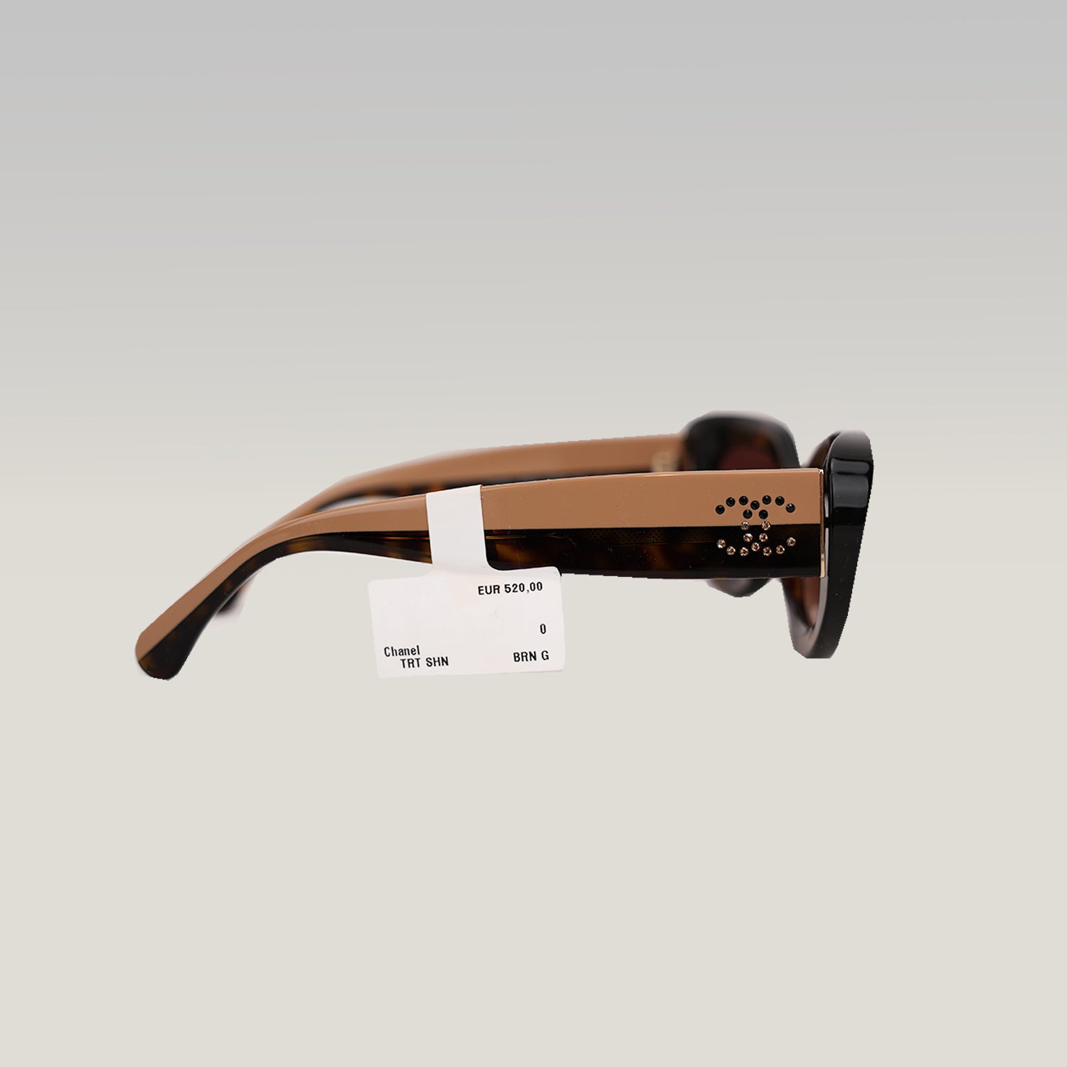 Chanel Square Optical Glasses in Dark Tortoiseshell Acetate