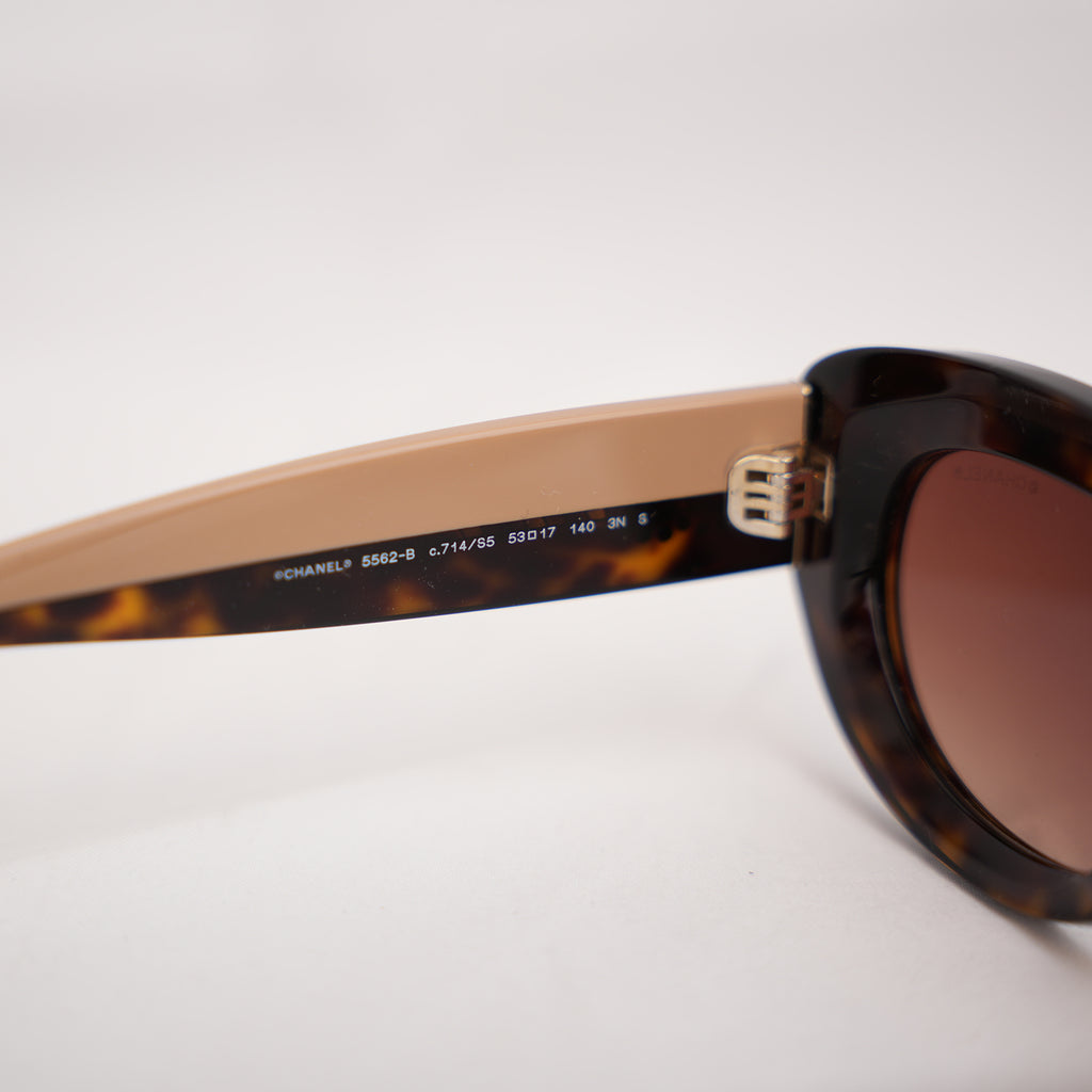Chanel Square Optical Glasses in Dark Tortoiseshell Acetate