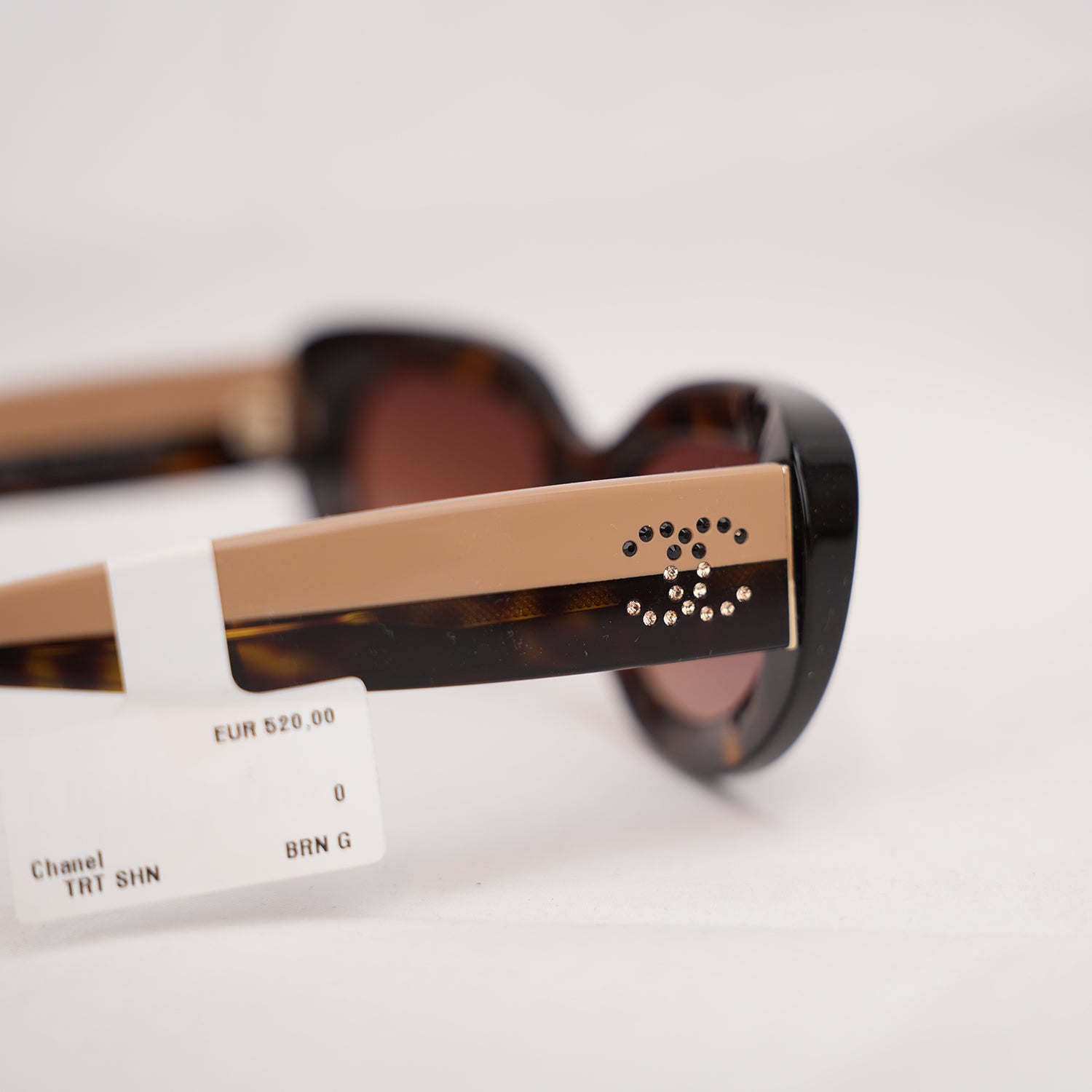 Chanel Square Optical Glasses in Dark Tortoiseshell Acetate