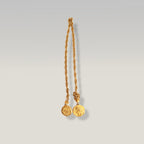 Chanel Vintage Gold-Plated CC Medallion Lariat Necklace
