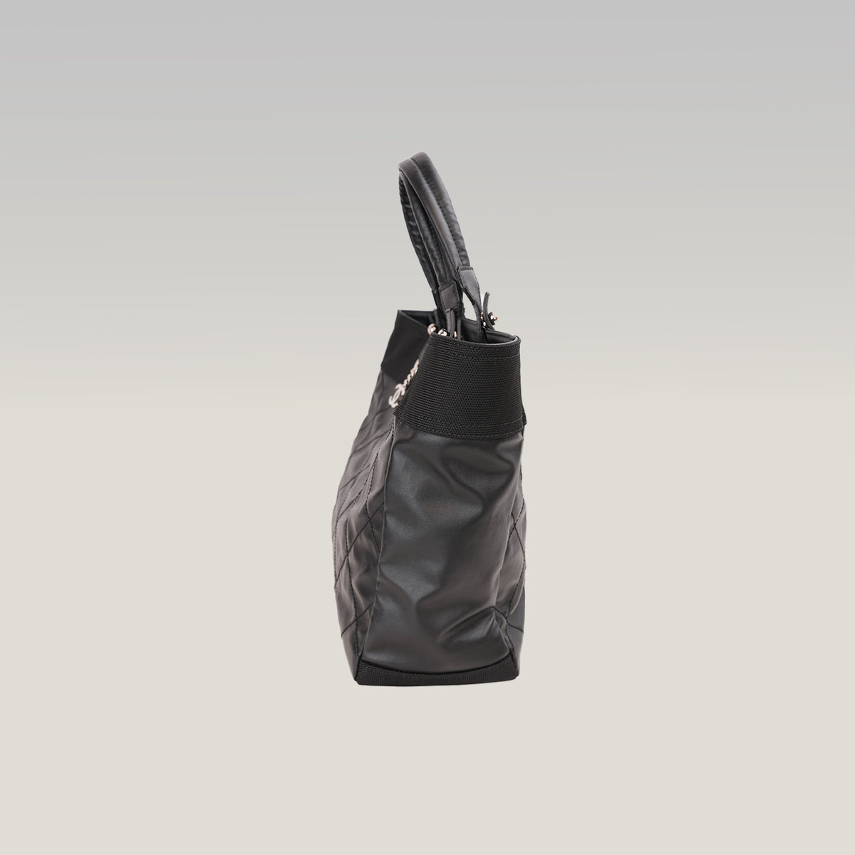 Chanel Paris Biarritz Tote Bag Grande in Pelle Nera Trapuntata con Hardware Argentato – 2013