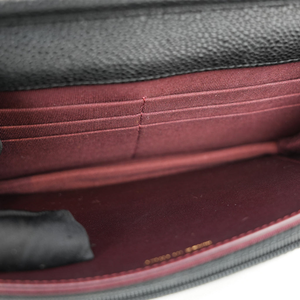 Chanel WOC Classic Nera Caviar Oro