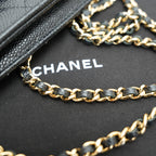 Chanel WOC Classic Nera Caviar Oro