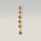 Chanel Rue Cambon Gold-Tone CC Medallion Bracelet Vintage 1980s