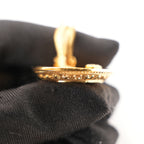 Chanel Orecchini a Clip Vintage Rotondi in Metallo Dorato con Logo Chanel – Bijoux Donna